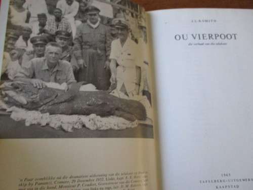 DIE ONTDEKKING WAT DIE WêRELD VERRAS HET  OU VIERPOOT  J.L.B. Smith