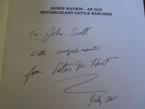 SIGNED. MOPANI  RECOLLECTIONS OF AFRICA ( AND OTHER PLACES )  Peter Hart