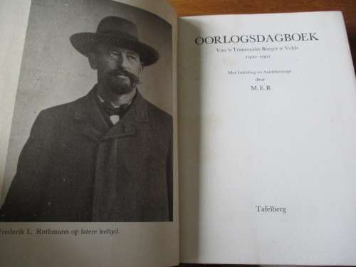OORLOGSDAGBOEK van `n Transvaalse burger te velde 1900-1901. MER