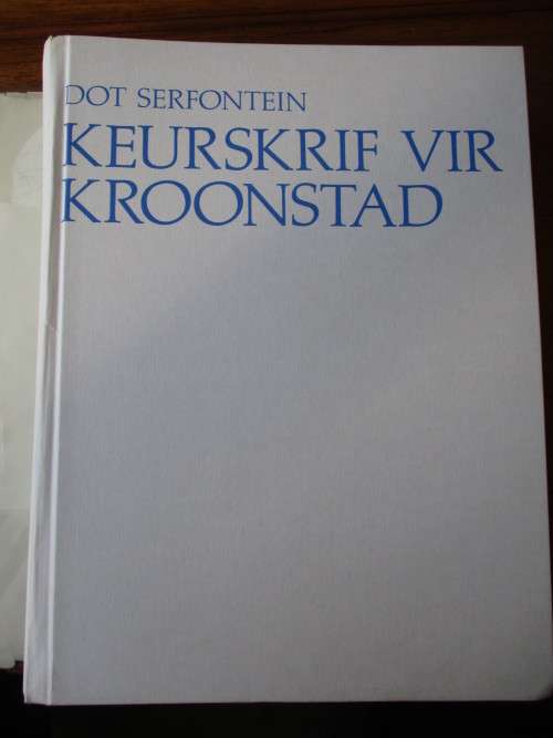DOT SERFONTEIN  KEURSKRIF VIR KROONSTAD