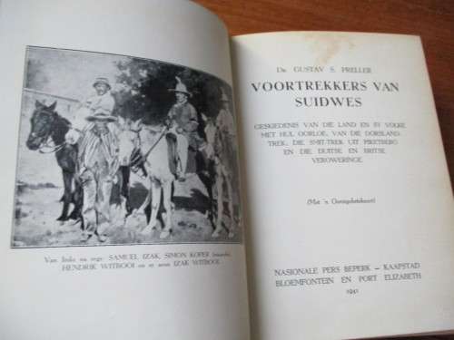 VOORTREKKERS VAN SUIDWES   Dr. Gustav S. Preller