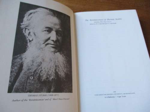 The Reminiscences of Thomas Stubbs