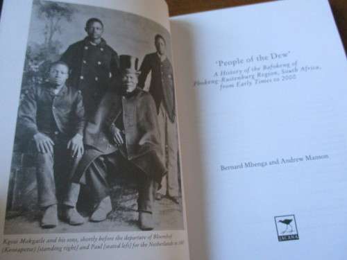 `PEOPLE OF THE DEW`  Bernard Mbenga and Andrew Manson