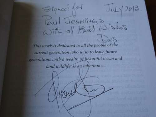 Of Sharks and Men. SIGNED Desmond Prout-Jones