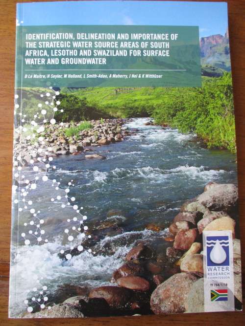 Water Source Areas - SA, Lesotho and Swaziland
