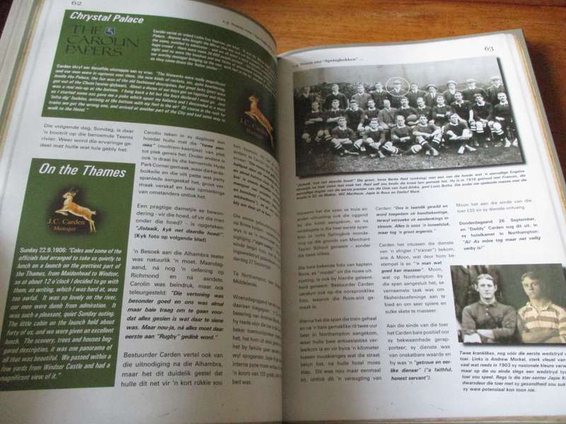 PAUL ROOS SE SPRINGBOKKE 1906-2006 Piet van der Schyff