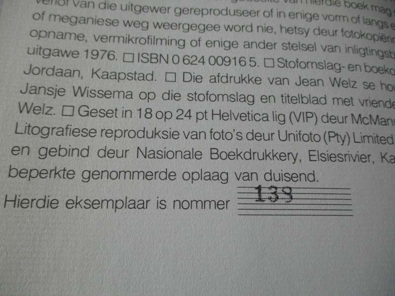 Die wereld van Jansje Wissema.  Ingelei deur Rykie van Reenen