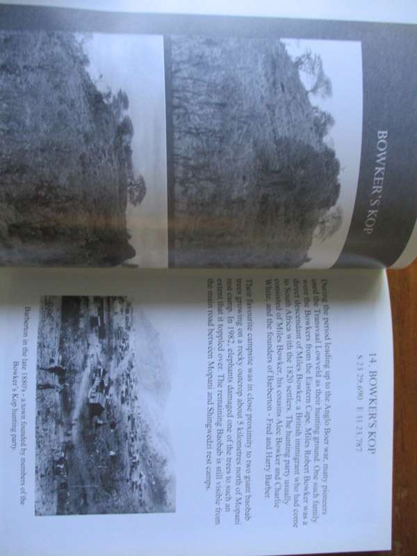 FIELD GUIDE TO THE HISTORICAL SITES OF KRUGER NATIONAL PARK Ron Hopkins