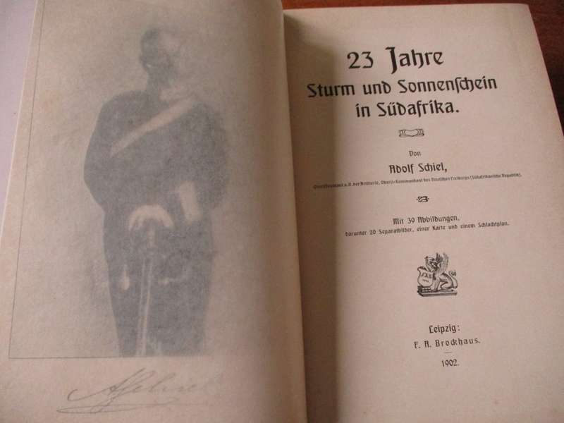23 Jahre Sturm und Sonneschein in Sudafrika - Adolf Schiel