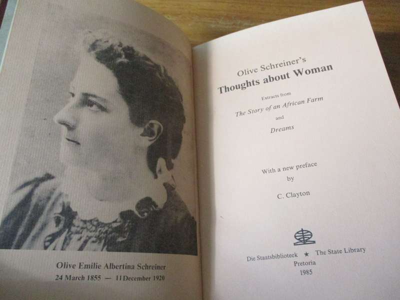 Olive Schreiner`s Thoughts about Woman