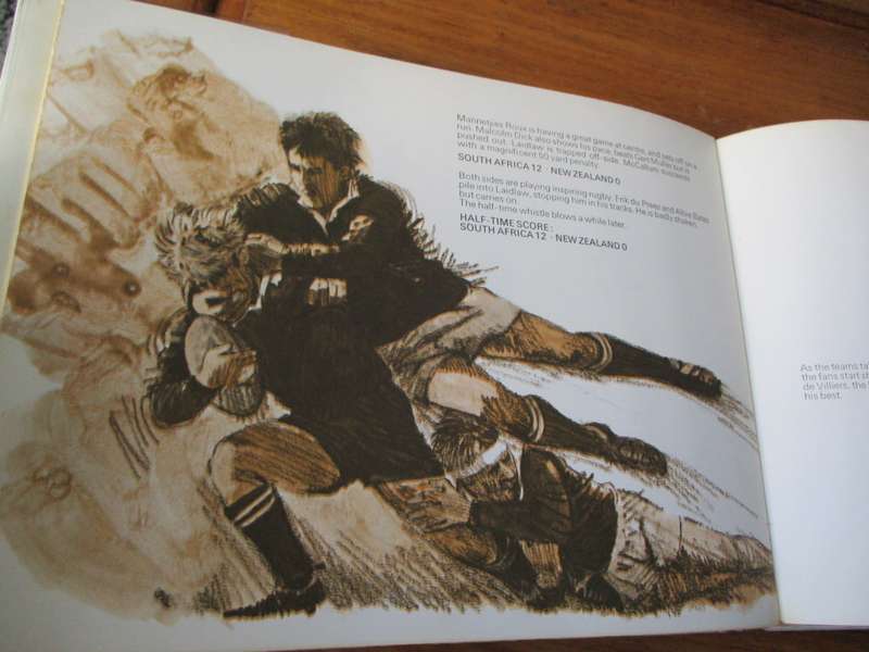 SIGNED. THE GREATEST SERIES. SA vs NZ 1970. Text and illustrations by Rufus Papenfus