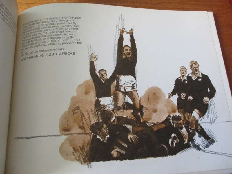 SIGNED. THE GREATEST SERIES. SA vs NZ 1970. Text and illustrations by Rufus Papenfus