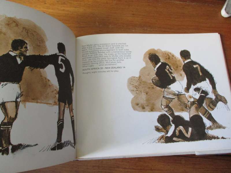 SIGNED. THE GREATEST SERIES. SA vs NZ 1970. Text and illustrations by Rufus Papenfus