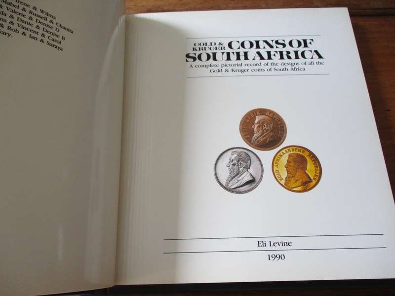 Signed. GOLD & KRUGER COINS OF SOUTH AFRICA  Eli Levine