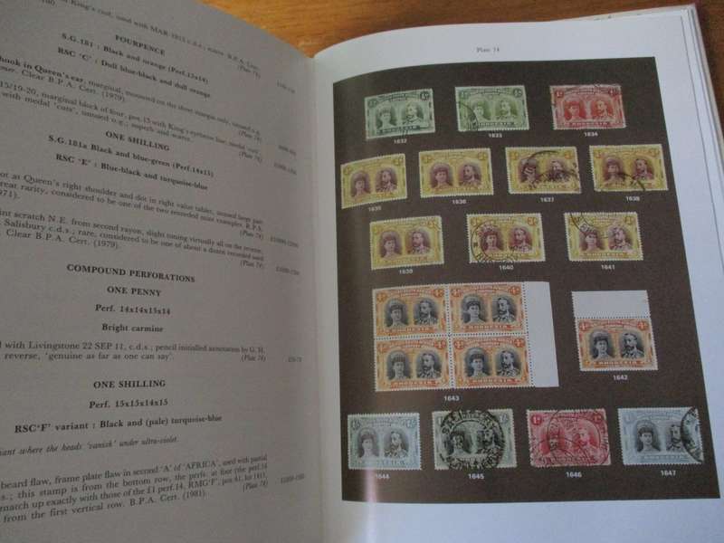 Sotheby`s Postage Stamps of Rhodesia  Robert M. Gibbs 1910-13 Double Heads