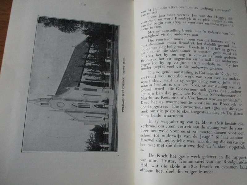 Gedenkboek Tulbagh (Roodezand, Waveren) Gemeente  1743-1943  Ds. J.A.S. Oberholster