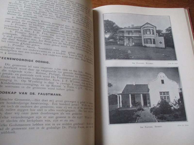 Kerksouvenier van Wynberg  Gemmente Eeufeest 1892-1929  Eerw. A. Dreyer
