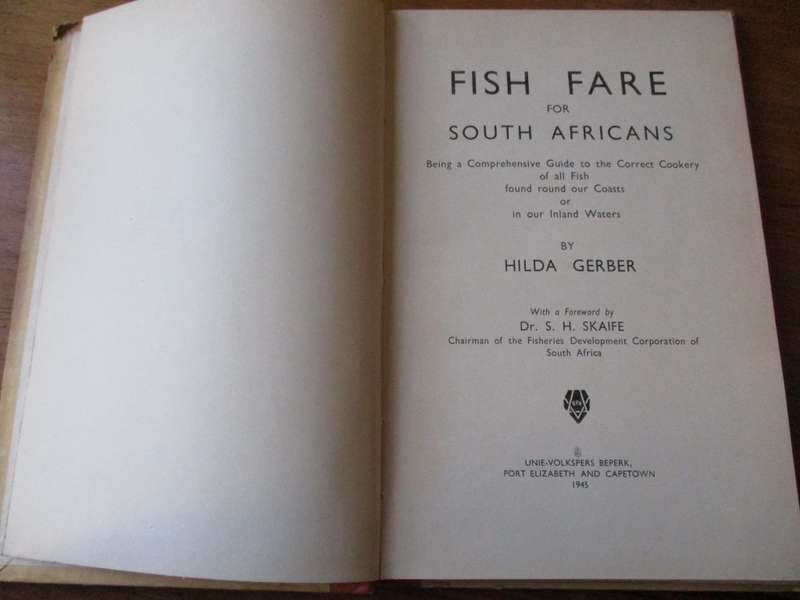 FISH FARE for South Africans  by Hilda Gerber
