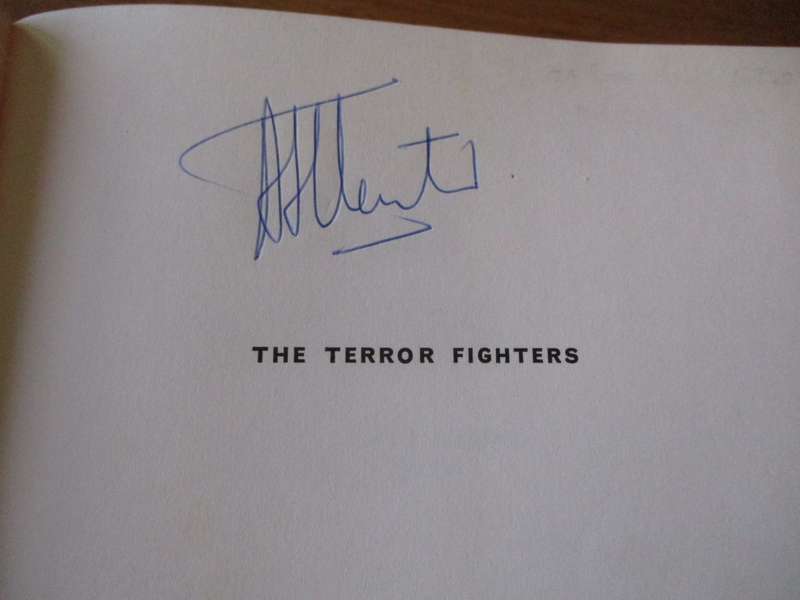 SIGNED. The Terror Fighter  AJ Venter