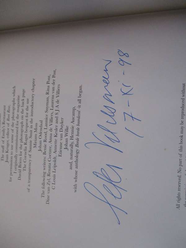 SIGNED. Flavours of South Africa  Peter Veldsman