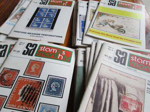 SA Stamps Monthly - 26 issues 1980's