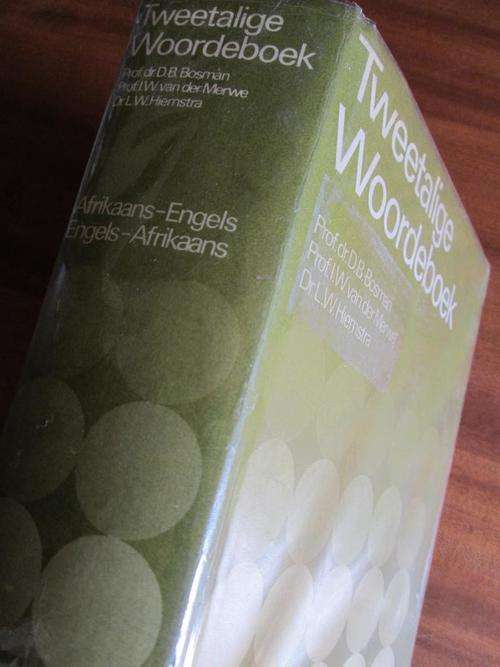 Tweetalige Woordeboek. Bosman - vdMerwe - Hiemstra