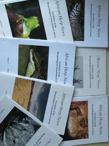 African Herp News. NEWSLETTER - HERPETOLOGICAL SOCIETY OF AFRICA. 7 Volumes