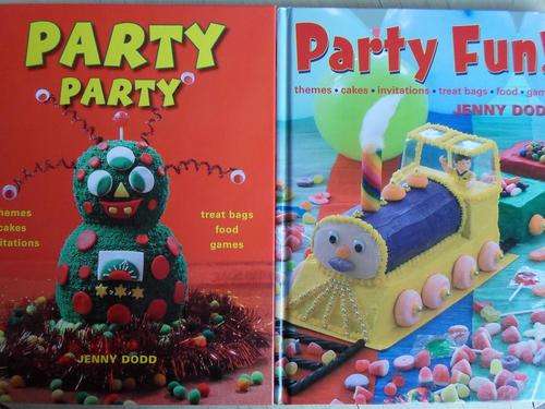 PARTY FUN & PARTY PARTY. 2 children party books by Jenny Dodd