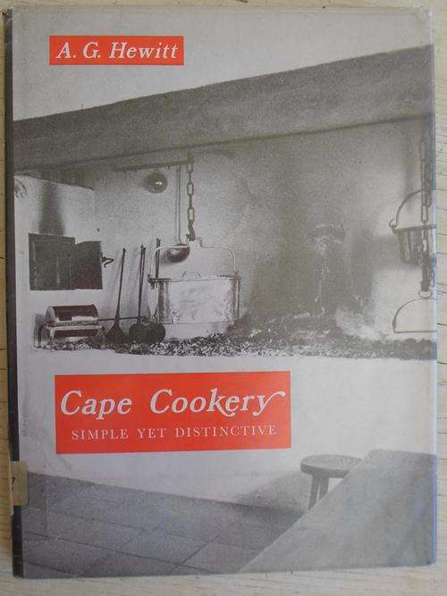 CAPE COOKERY. AG Hewitt