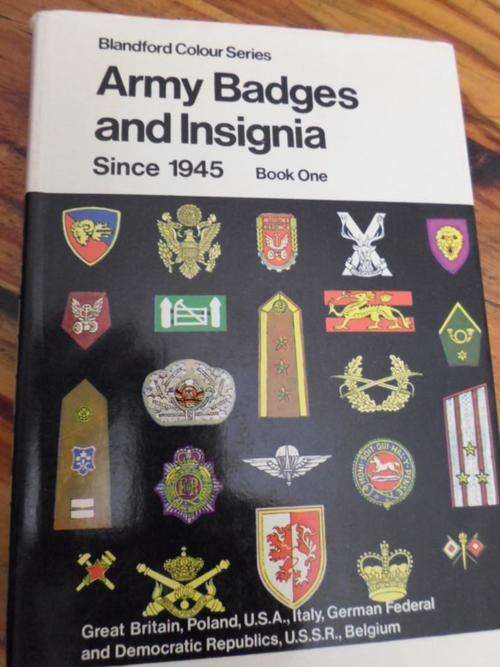 ARMY BADGES AND INSIGNIA since 1945