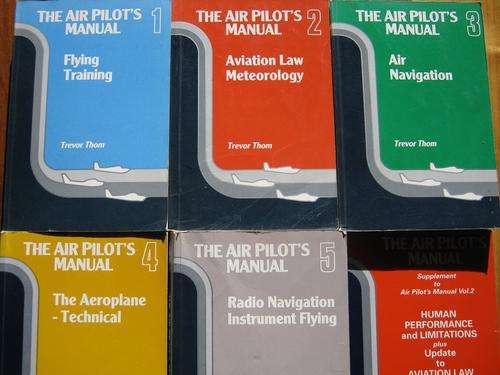 THE AIR PILOT'S MANUAL. Trevor Thom. Volumes 1-5 plus Supplement