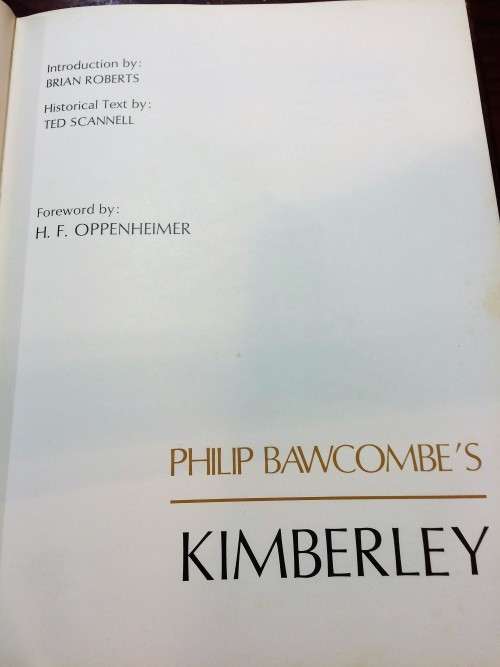 KIMBERLEY - PHILIP BAWCOMBE (Full leather signed limited numbered edition)
