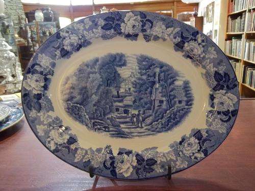 WOOD'S ENGLISH SCENERY OVAL PLATE