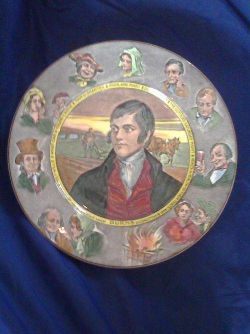 ROYAL DOULTON 'ROBERT BURNS' PLATE.