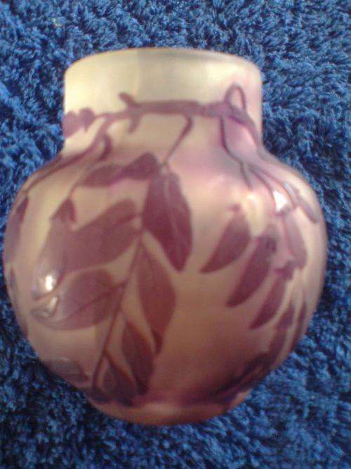 GALLE VASE (cracked)