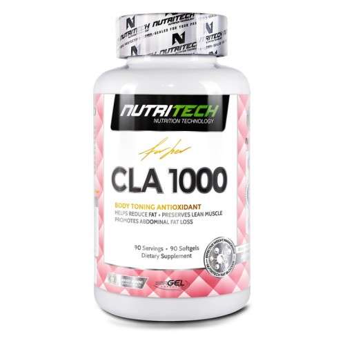 CLA 1000 Nutritech Especially Designed for Women / Maintain A Healthy Lifestyle / 90 Softgels