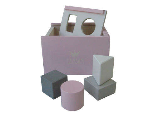 BEAUTIFUL WOODEN SHAPE SORTER perfect for your little girl 6 mths +- By Bam Bam - HUGE DISCOUNT