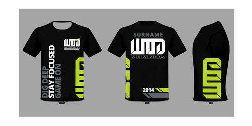 Crossfit Under Armour Tech T training Mens - - 'Dig Deep, Stay Focused, Game On' - ONLY R25 shipping