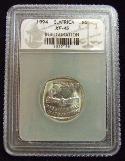 1994 Presidential Inauguration XF45 Graded and Slabbed