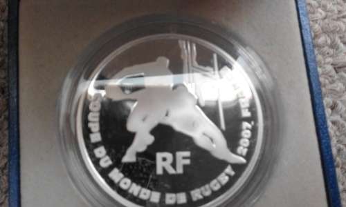 2007 Rugby world cup silver token