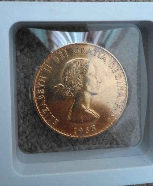 1965 Gold Winston churchill