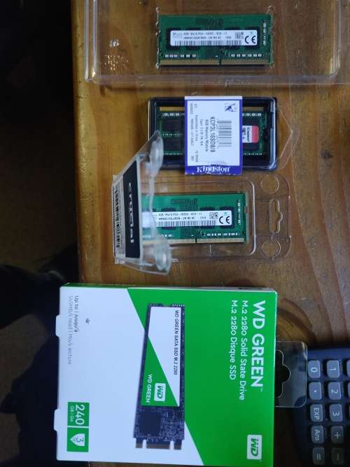 Computer Parts Bundle M2 SSD and Laptop RAM