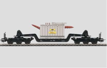 Marklin HO 4617 Depressed Center Flat Car with Industrial Transformer