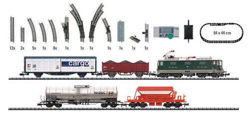 Trix - Minitrix - N Scale - 11126 "Freight Service in Switzerland " Starter Set - New