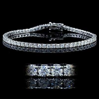 FREE SHIPPING Beautiful 925 STERLING SILVER Tennis Bracelet*Pristine Quality* (Value:R800) IN STOCk