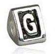 New Letter "G" Charm for Pandora Style/European Bracelet