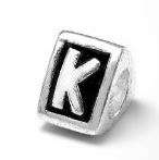New Letter "K" Charm for Pandora Style/European Bracelet