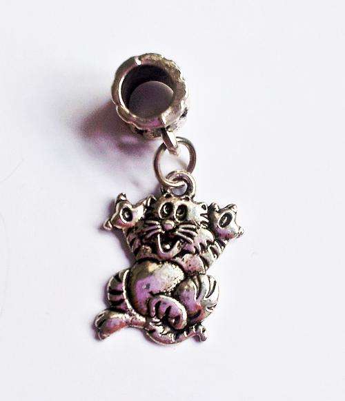 New Cat Charm for Pandora Style/European Bracelet