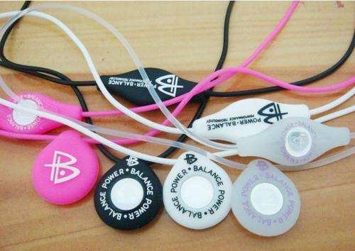New HOT Power Balance Necklace Silicone Pendant Transparent with purple lettering