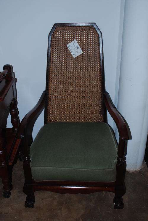 Ball and claw caneback chair